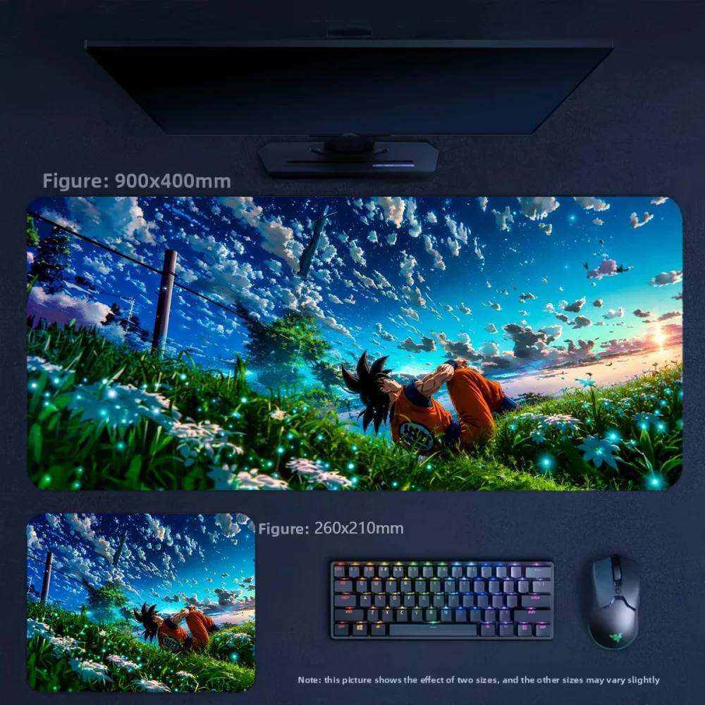 Quality Leather Mouse Pad Animation Dragon Ball Series Leather Mouse Pad Boys Bedroom Decorative Tablecloth Student Wrist Pad