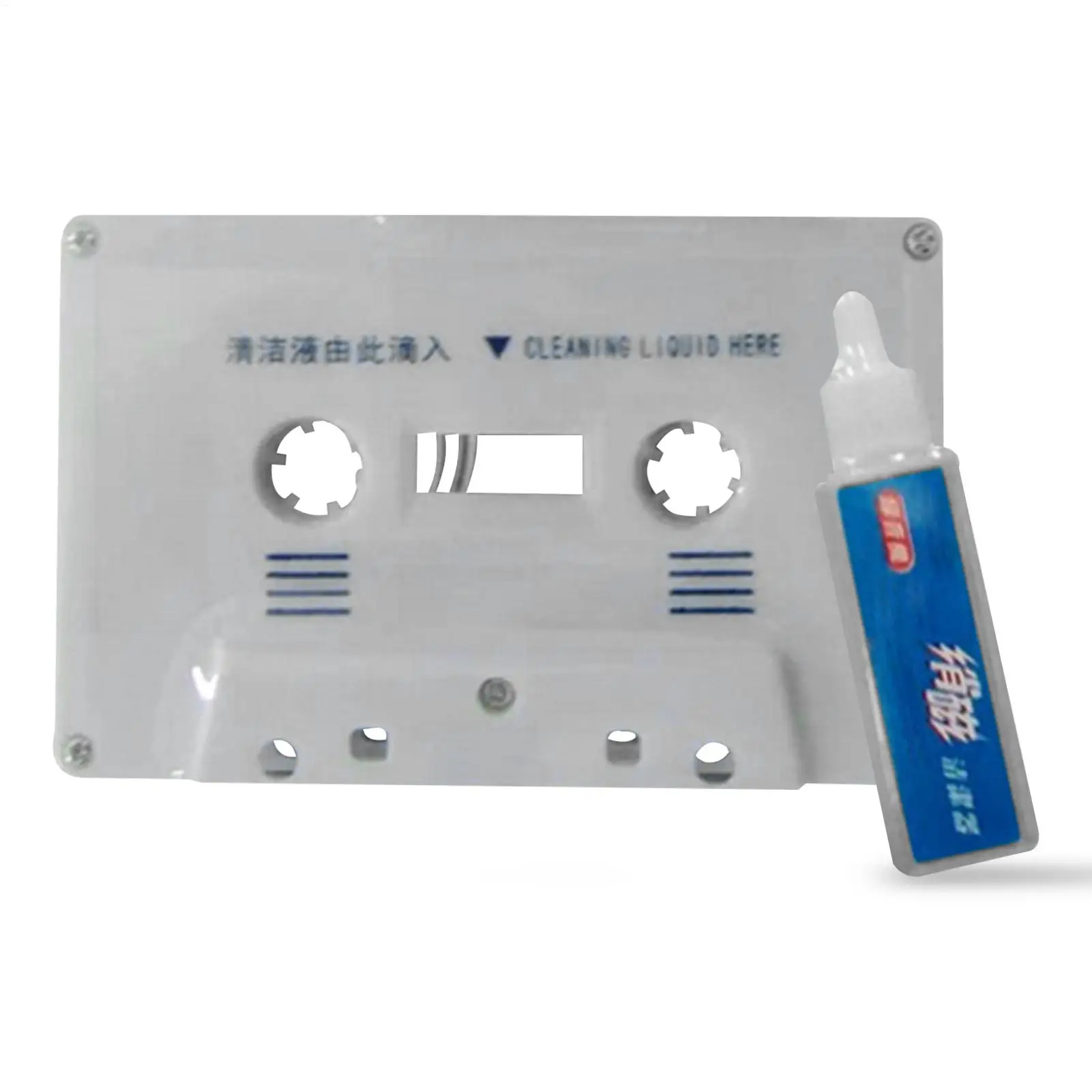 605 Cassette Tape Head Cleaner Care Wet Maintenance Kit Audio Cassette Head Cleaner Capstan Cleaner Audio Cassette Tape Head