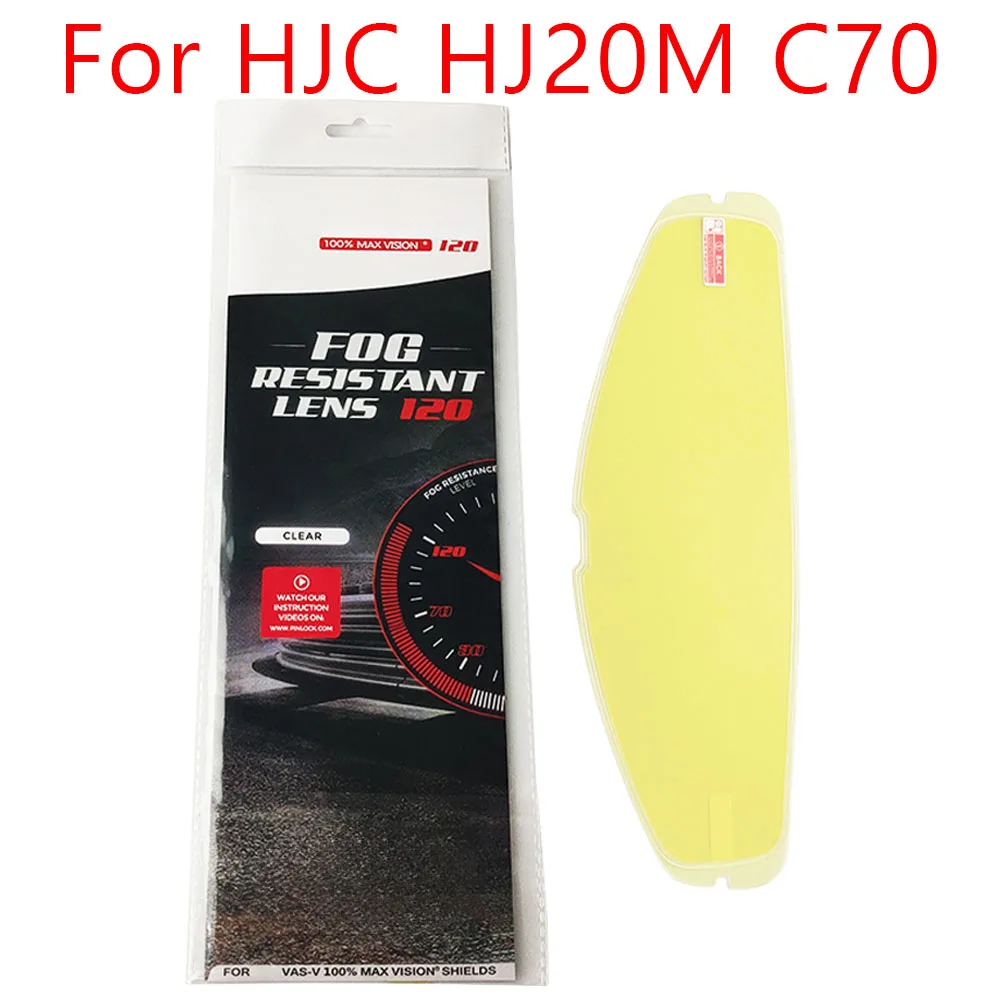 Anti Fog Helmet Film for Helmet HJC HJ20M C70 Anti Fog Film Sticker accessoires de casque de moto intégral