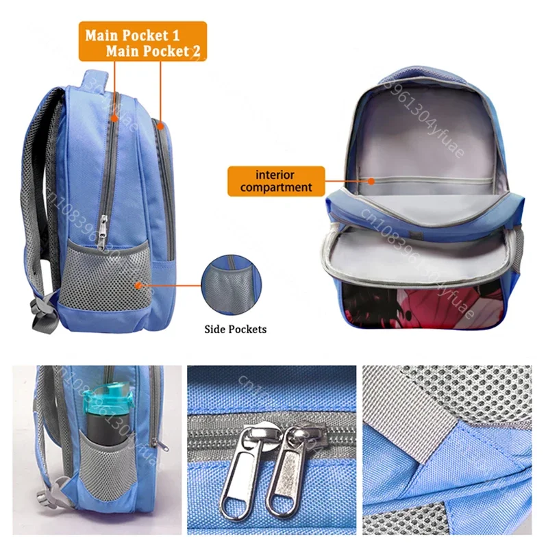 Large Children Animal Horse School Bag for Teenager Boys Girls Cool Pony Schoolbag for Kids Fashion Men's Travel Backbag