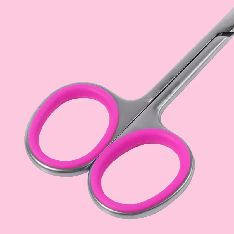 Tijeras para decoración de uñas de estilo ruso, tijeras para piel muerta, reparación de uñas de precisión de acero inoxidable, herramientas para uñas de grado profesional, codo de pico de águila