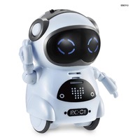 Pocket RC Robot Talking Interactive Dialogue Voice Recognitions Record Singing Dancing Mini Remote Control RC Robot Toys for Kid