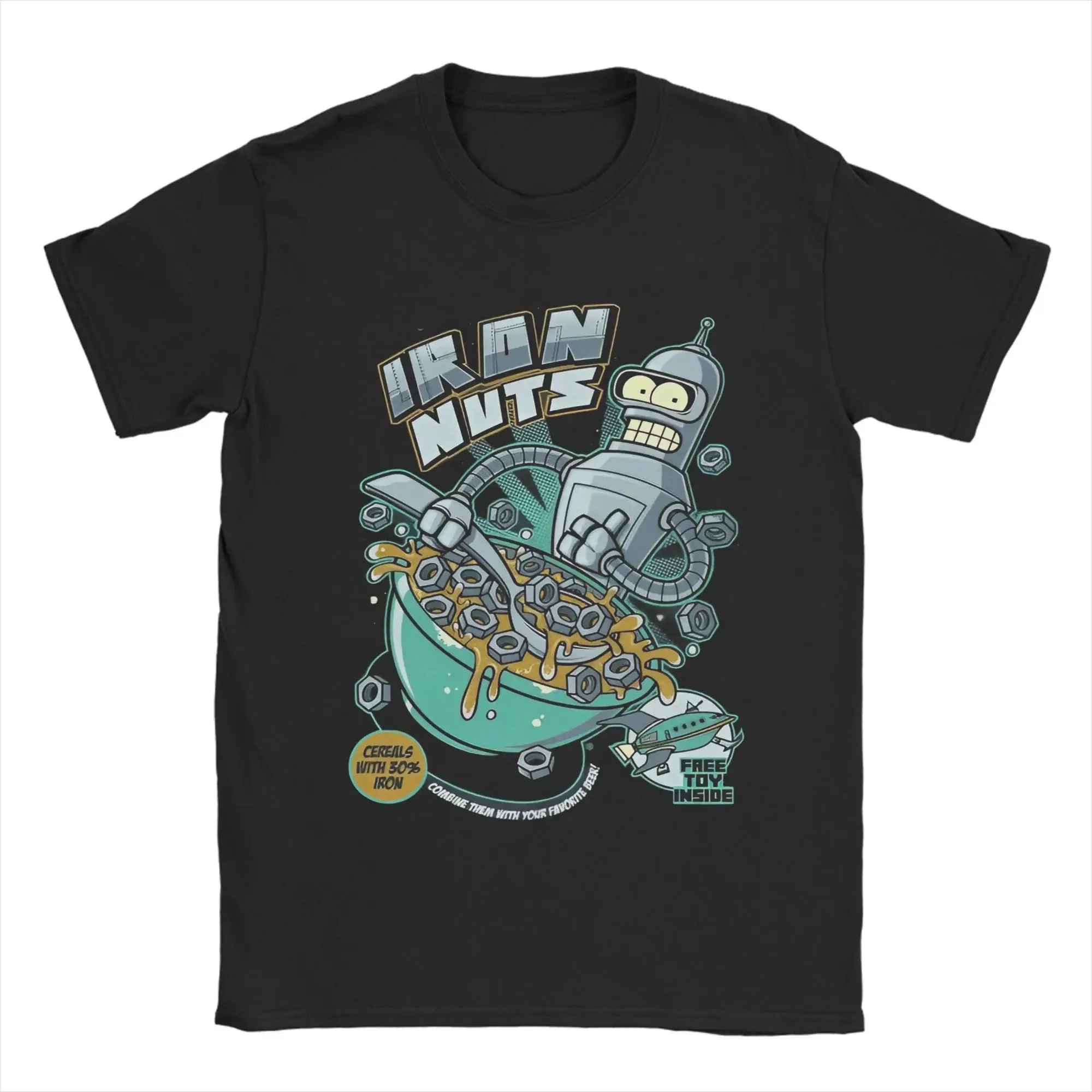 Futuramas Save Thr Planet T Shirt Pure Cotton Men Women Clothes Fun Oversized Soft Short Sleeve O Neck Tees Gift Idea T-Shirts
