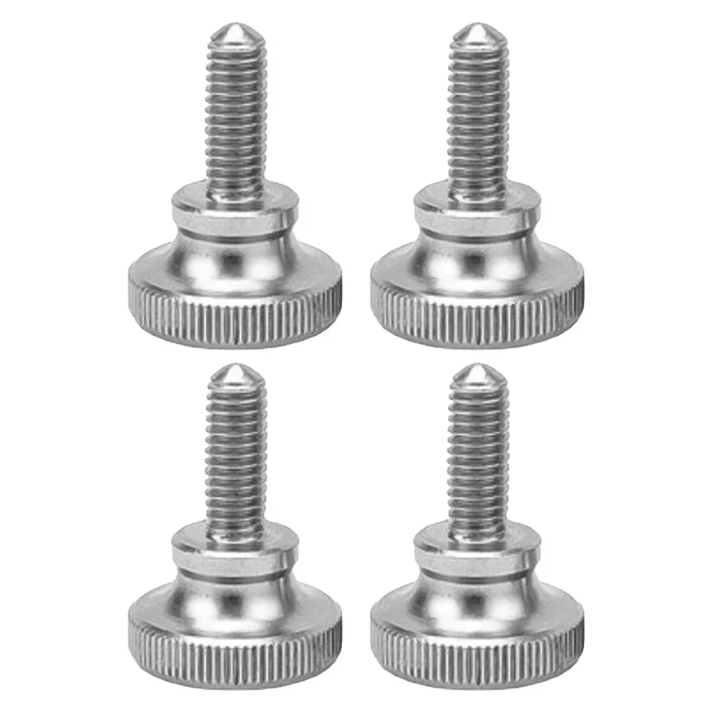 Strong Screw Stainless Steel Screws Silver Glass Lock Hand Tighten Knurl Head Knurled Screw M3*3/M3*4/M3*5/M3*6