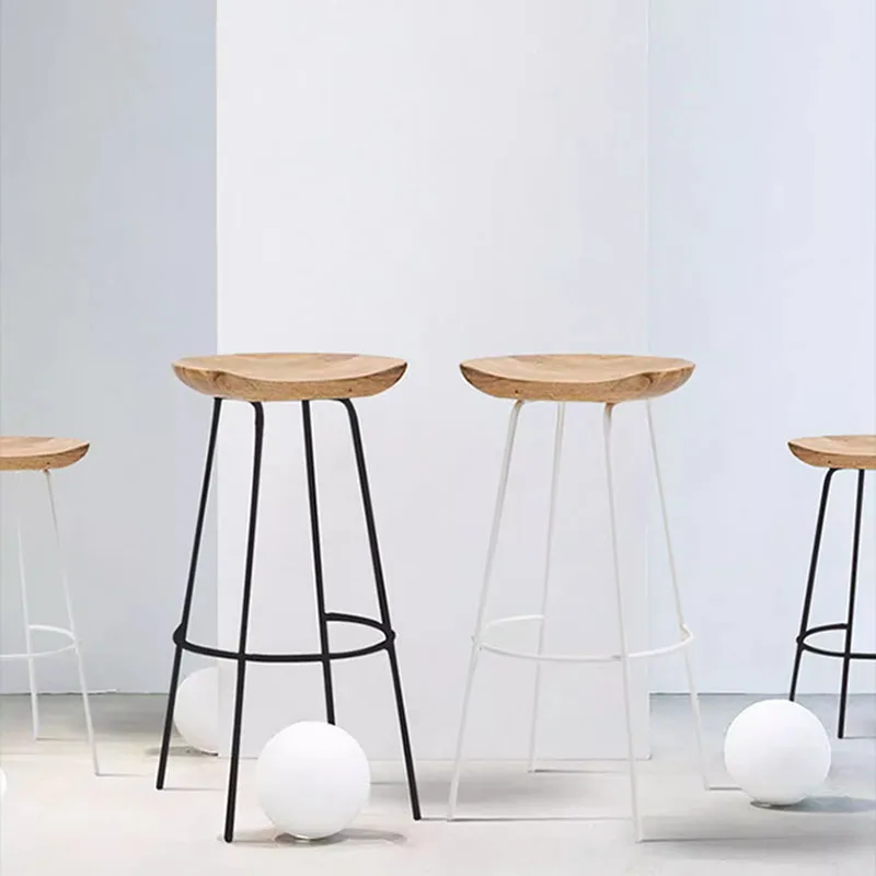 Modern Nordic Bar Stools Nordic Home Nordic Design Chair Office Luxury Taburetes Altos Cocina Interior Decoration