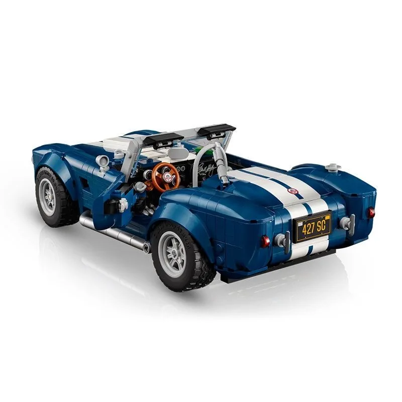 2025 Nuova Tecnologia 10357 Shelby Cobra Auto Sportive Kit Meccanico Modello di Montaggio Auto Building Blocks Giocattolo Per Adulti Regali