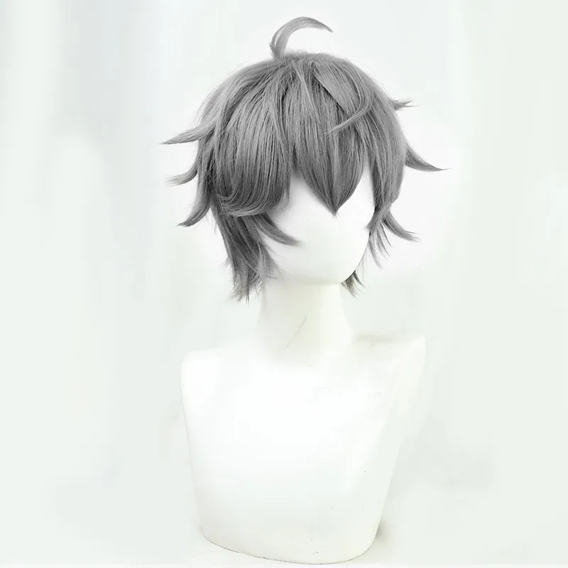 فرقة النجوم! شعر مستعار سينا إيزومي التنكري ذو الطبقات الرمادية هدية الهالوين