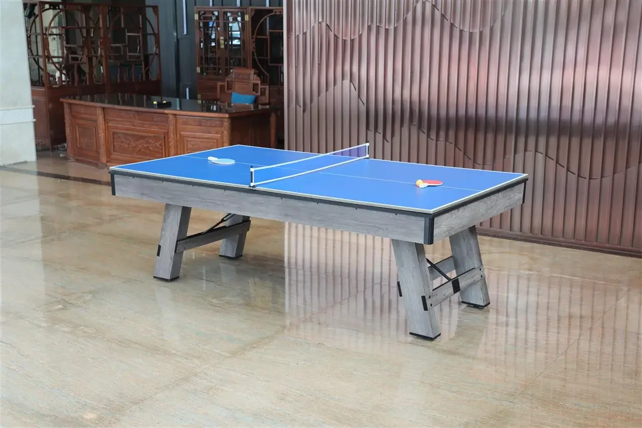 Home adult American table standard tennis table three-in-one Chinese style pool table
