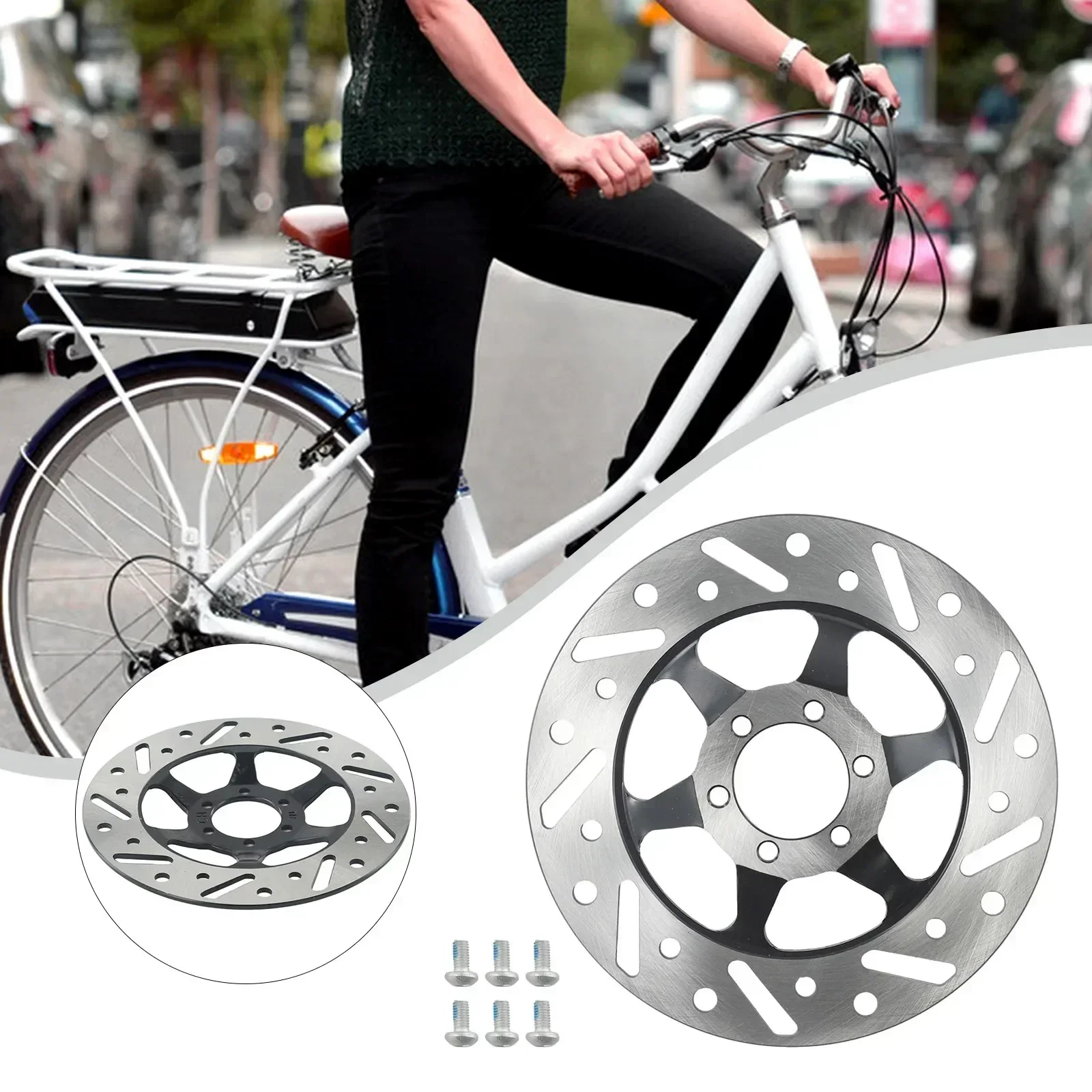 160MM Options 160mm Steel 6Hole Disc Brake Ebike Electricvehicles Scooters Raised 2023 New New Style