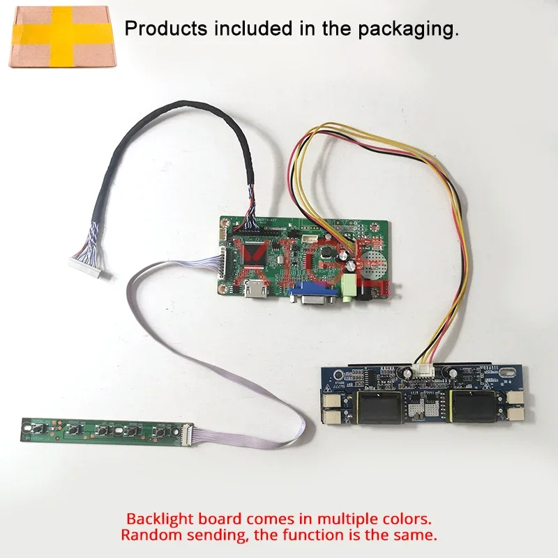 

Плата контроллера привода ЖК-экрана 58C подходит для HT15X15 HT15X13 TM150XG T150XG01 1024x768 20-контактный LVDS 4-CCFL VGA + HDMI 1024*768 DIY Kit