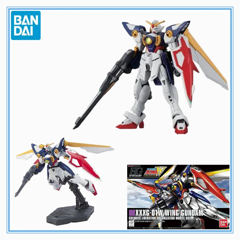 

Latest Original Genuine HGAC 1/144 XXXG-01W WING GUNDAM Bandai Anime Model Toys Action Figure Gifts Collectible Ornaments