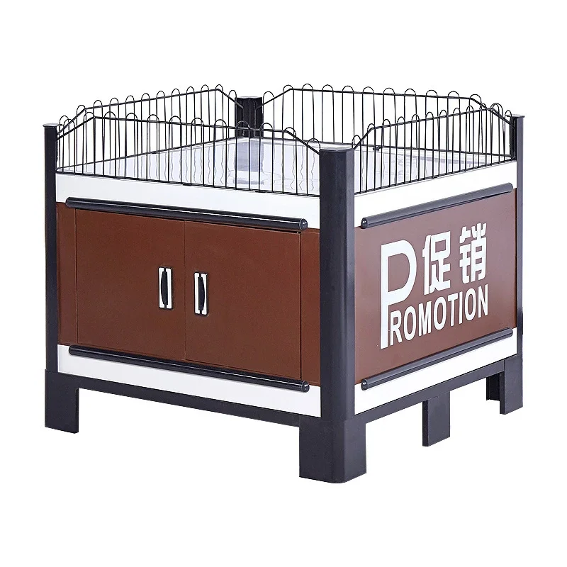 Supermarket Shelf Promotion Desk Display Shelf Dump Pile Cleaning Products Beverage Pile Head Gas Station Booth