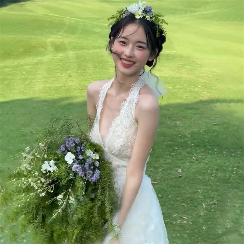 

Cute Couple Photography Wardrobe Wedding Dress Photography Studio New Model Lace Material Polyester Fiber 100% Spring Season