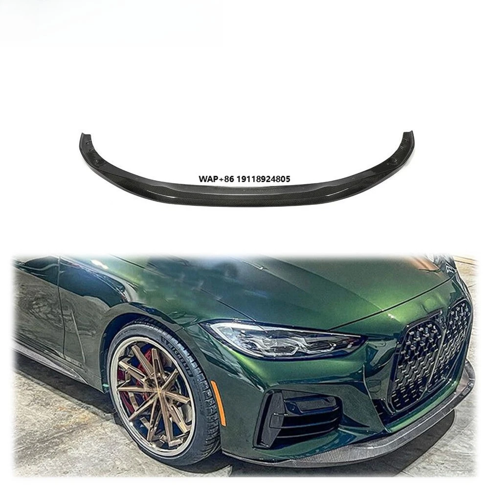 

REAL Carbon Front Bumper Lip Body Spoiler Fit for BWM 4Series G22 G23 G26 M440i 2021up