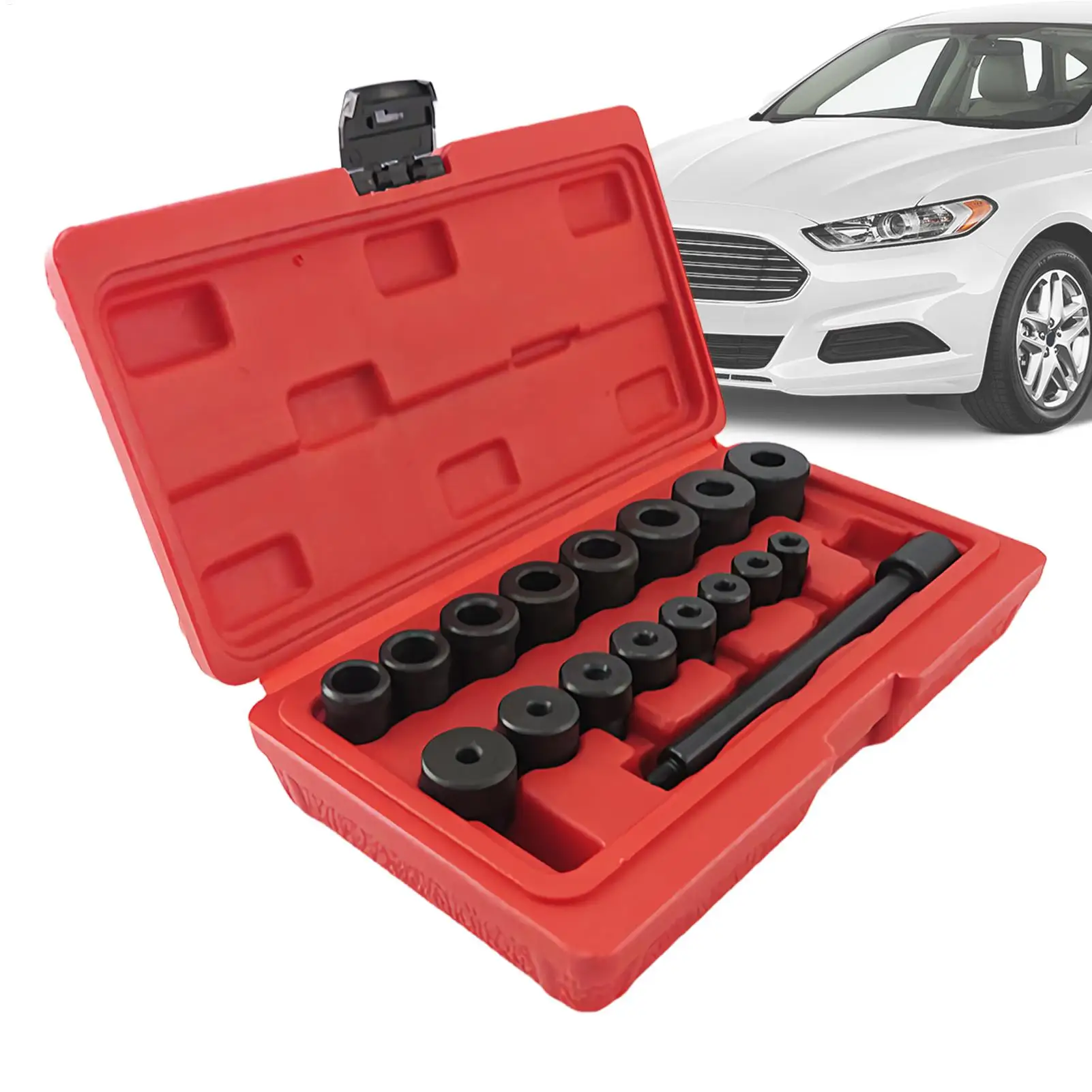 

Набор инструментов для выравнивания сцепления, 17 шт., сверхмощный набор инструментов для выравнивания автомобилей, автомобильные сменные аксессуары, инструмент для коррекции сцепления