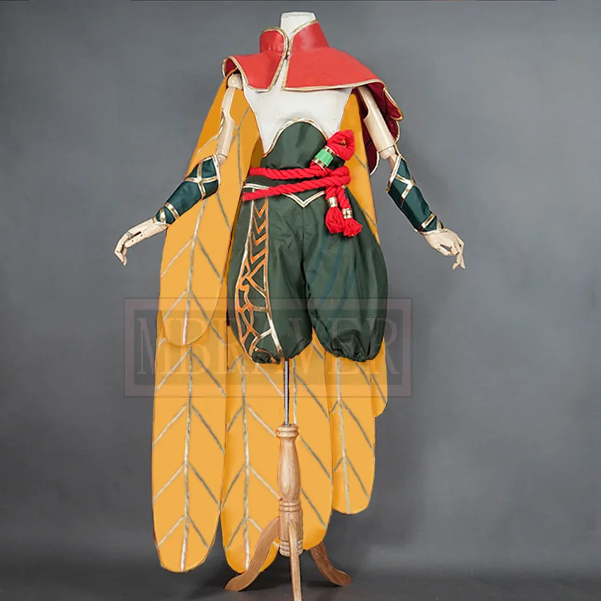 Game Lol Hero Rakan Xayah De Rebel Cosplay Comic Con Cosplay Uniform Kostuum Halloween Outfit Kerst Custom Made Elke Grootte