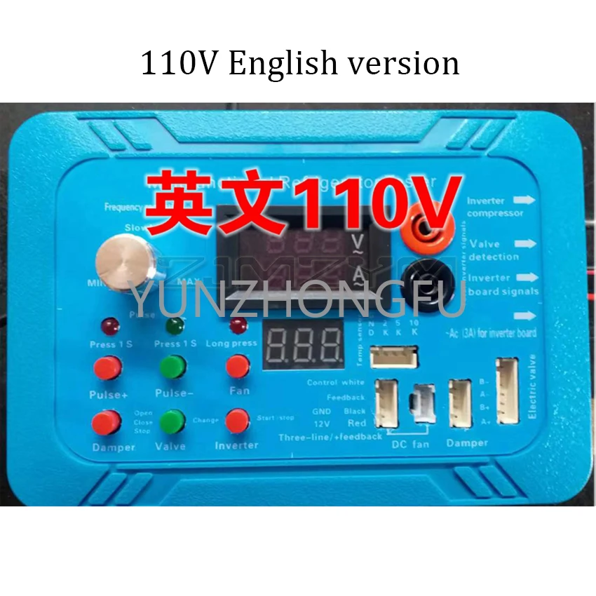 Strumento di prova del frigorifero versione inglese universale compressore del frigorifero Inverter Board Tester impulsi elettrovalvola Inverter