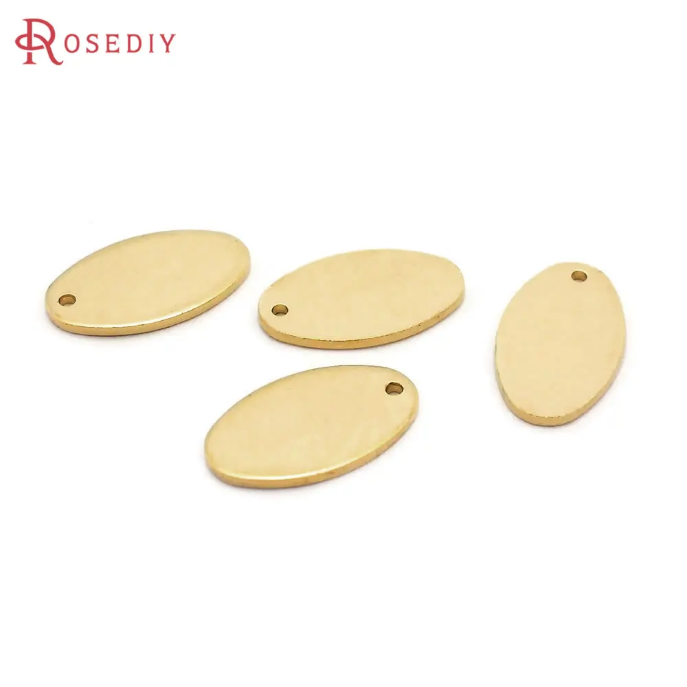 18K Gold Color Brass Wave Round Disk Charms High Quality Diy Jewelry Making Supplies Necklace Earrings Accessories for Women