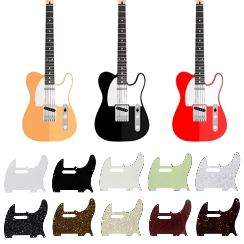 Tl-scratch Plate dla USA/meksyku tele-telecaster gitara wielobarwna gitara elektryczna Pickguard Scratch elementy pลyt 24BD
