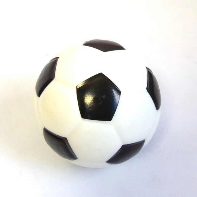 6.3cm Squeeze Toy Ball Football Pu Soft Foam Sponge Stress Relief Baseball Toys for Kids Wrist Training Balls Decompression Toy