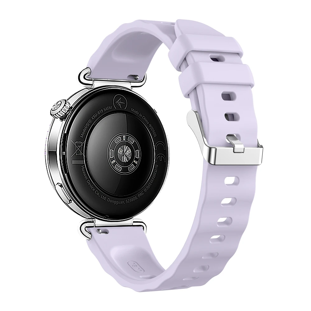 18 mm Damen-Silikonarmband für Garmin Venu 4 41 mm/3S/2S Ersatzarmband für Forerunner 265S/255S Music/Vivoactive 4S 3S – Detail 7