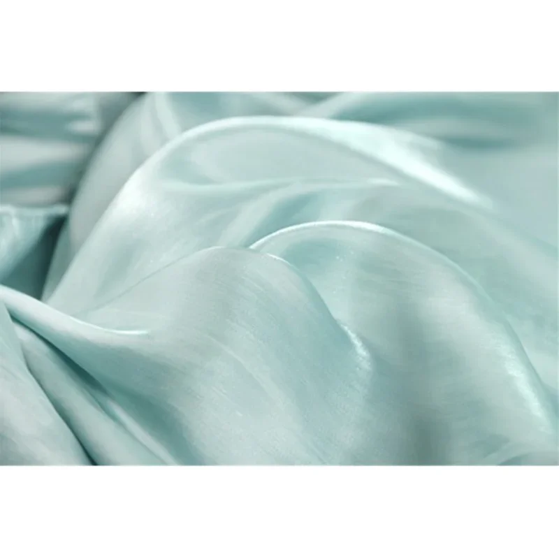 Super Soft Pearl Fabric Bright Face Silk Smooth for Dress Shirt Wholesale Cloth Per Meter Apparel Sewing Diy Material