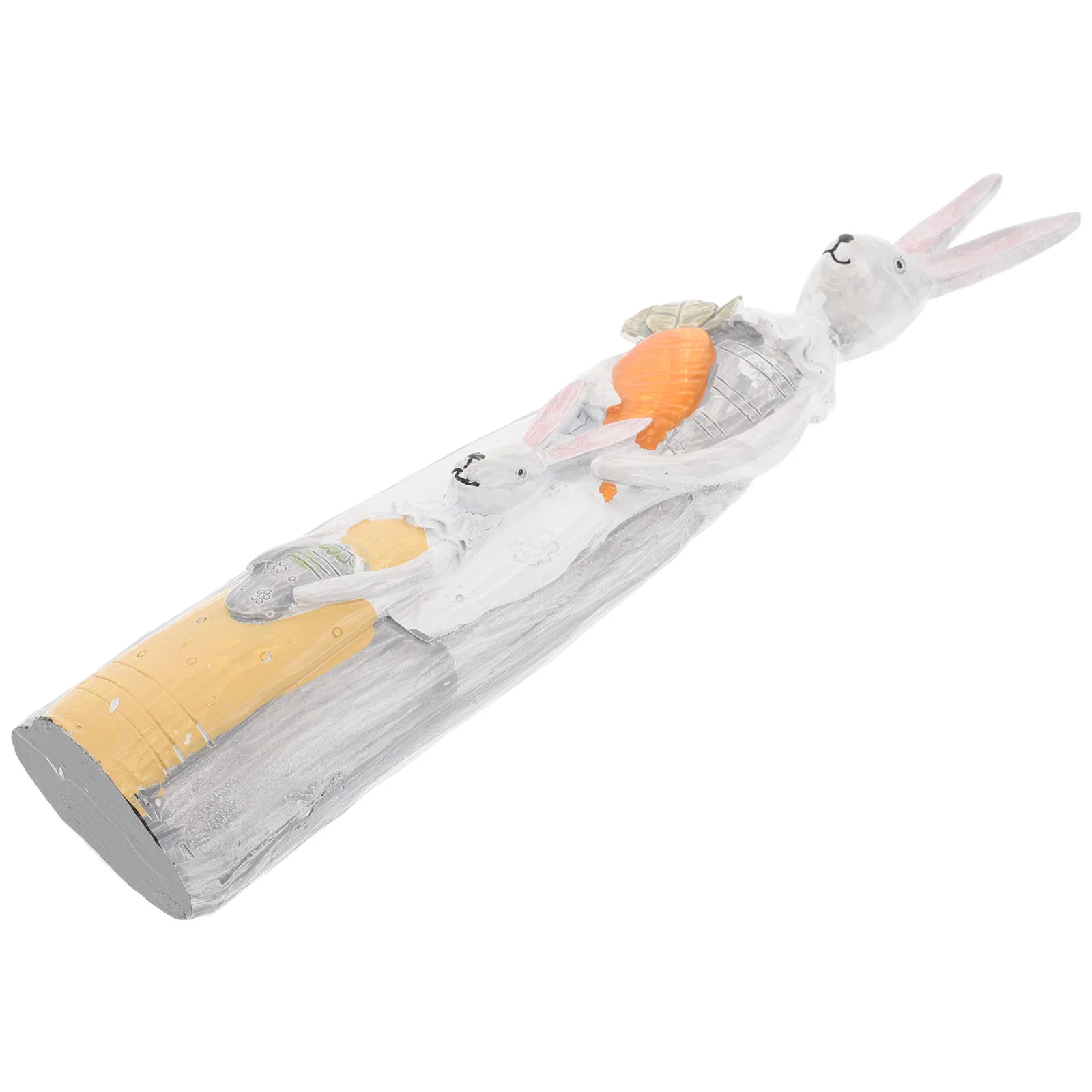 

Easter Resin Bunny Rabbit Gnome Statue Decorative Spring Home Decor for Bedroom Stand Bookshelf Ornament Easter Bunny