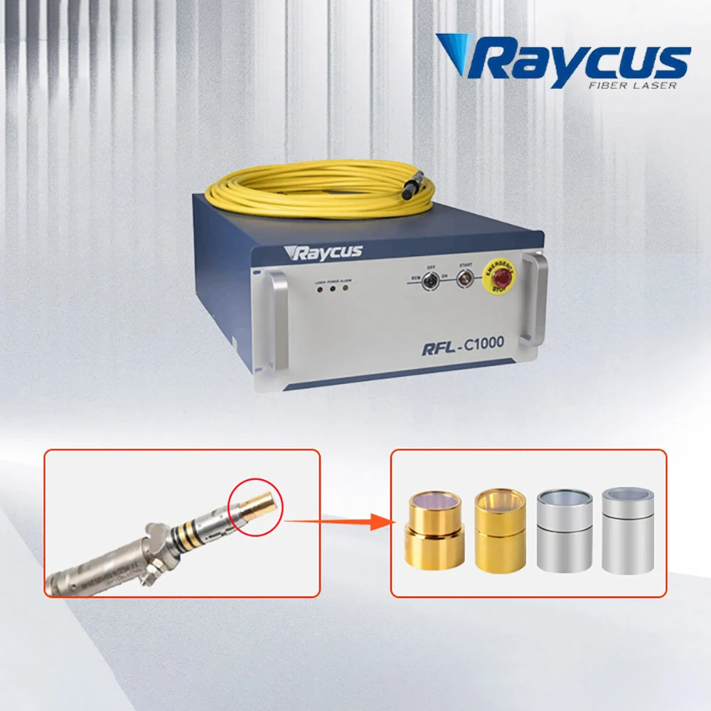 Raycus Max RECI Original QBH Protective Cap Laser Source Protection Window Lens 1.5KW 3KW 6KW Fiber Optic Crystal Protector