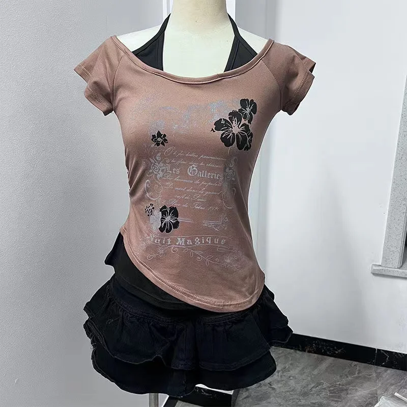 

Французский элегантный кружевной лоскутный жилет с лямкой на шее, женский сладкий пикантный сексуальный топ с v-образным вырезом, летние топы без рукавов в пляжном стиле