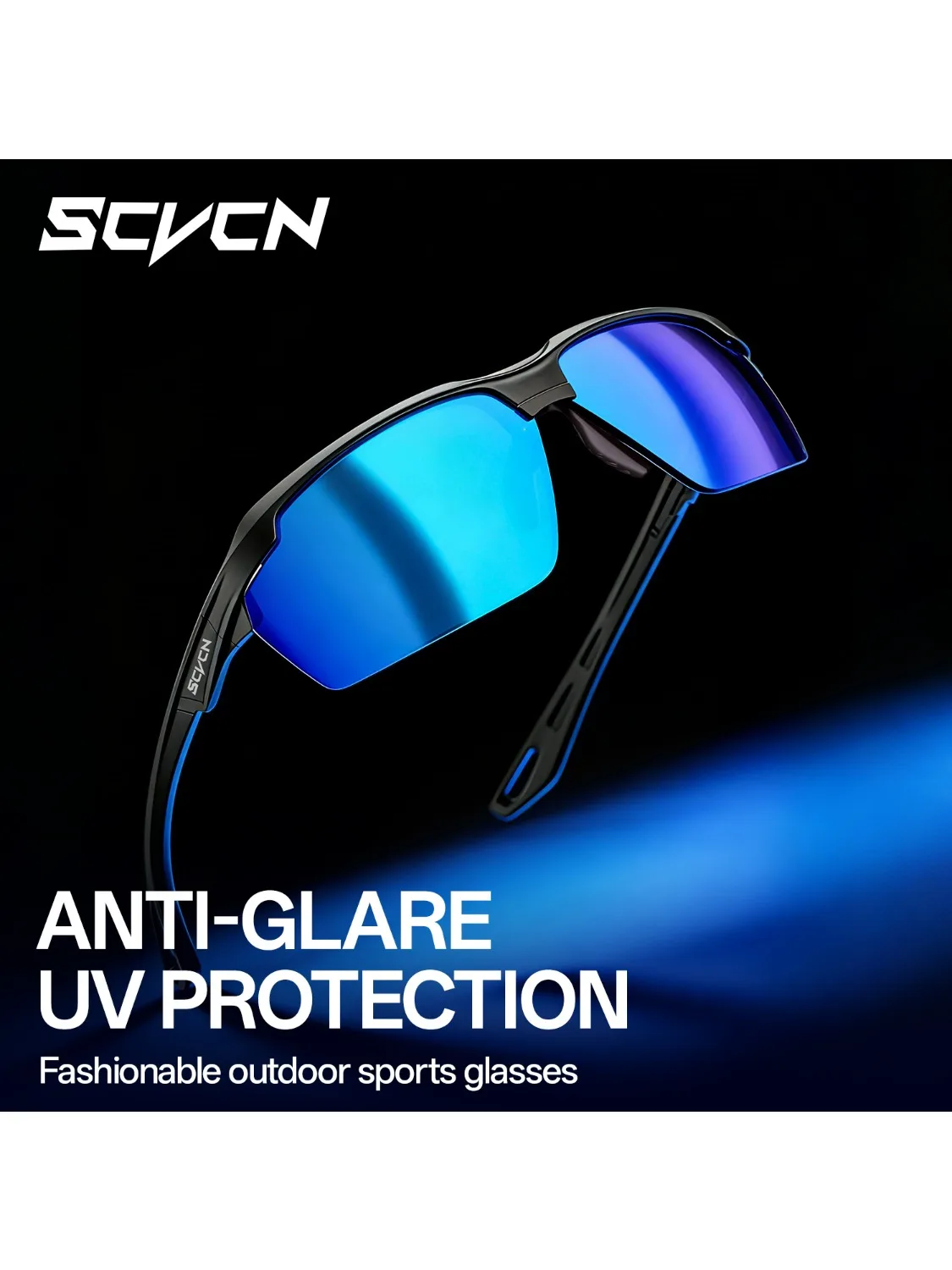 AliExpress SCVCN HD UV400 Polarized Fishing Sunglasses Outdoor Sports Casual Stylish Glasses Stylish Hiking Glasses Cycling Driving Glasses