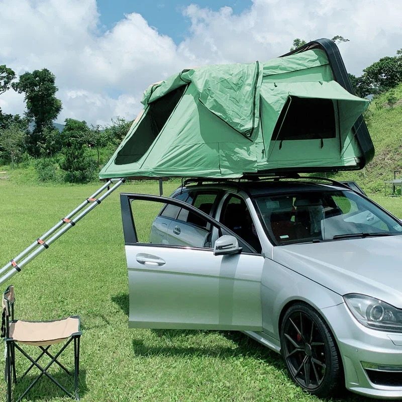 Outdoor Camping 2-4 Person use SUV Car Roof-top-tent-for-sale Offroad folding car roof tent