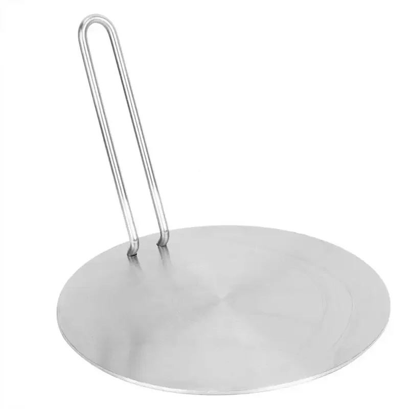 Diffuseur de Chaleur en Acier Inoxydable, Plaque d'Induction, Adaptateur Convertisseur, Plaque de Cuisinière Électrique à Gaz, Cuisinière Solaire, 24cm