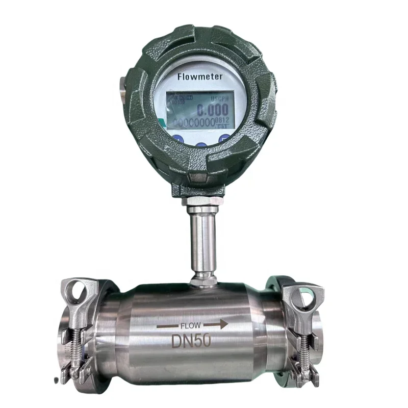 

KFMH LWGY Pure Water Alcohol Liquid Turbine 24VDC 1.0%R Pulse Liquid Turbine Flowmeter