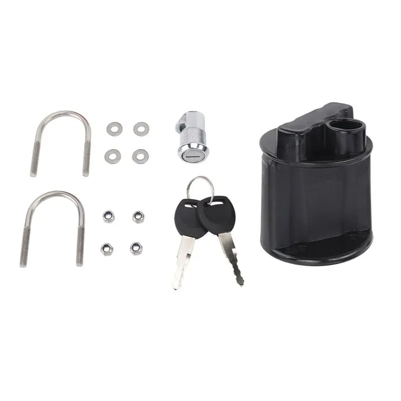 Kit de Fixação e Trava para Tanque de Combustível A20K - Suporte para Instalação em Tanques de Combustível de 3L e 5L para Motocicletas e Veículos Off-Road
