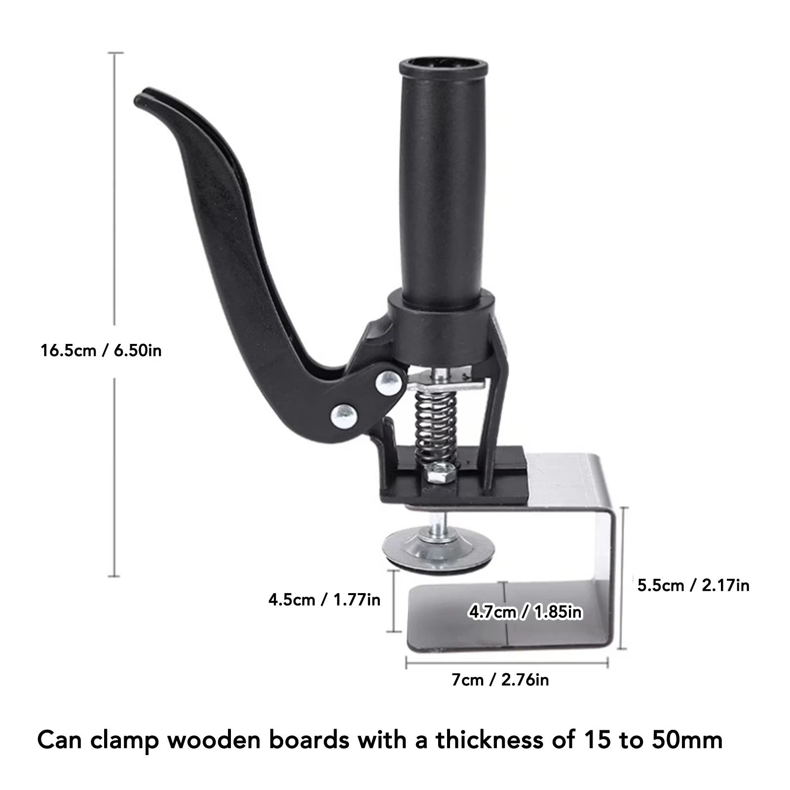 U-shaped Drawer Clamp, Drawer Front Mounting Clamp, Quick-Release Drawer Clamp for Woodworking, with Replaceable Clamping Plates