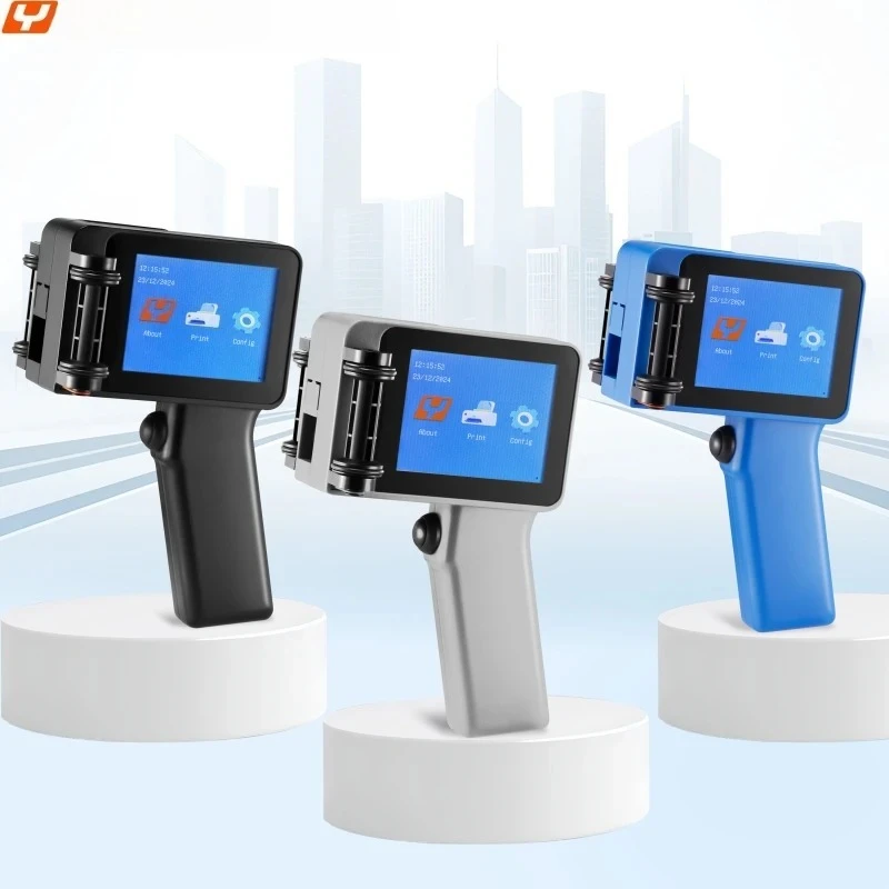 with ink: X1760 12.7MM TIJ Expiry Date Marking machine date coding machine printing gun Portable Handheld Thermal Inkjet Printer