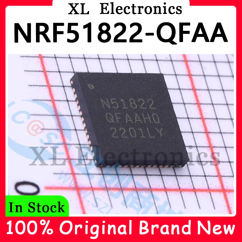 10-ピース-ロット-nrf51822-qfaa-新しいオリジナル
