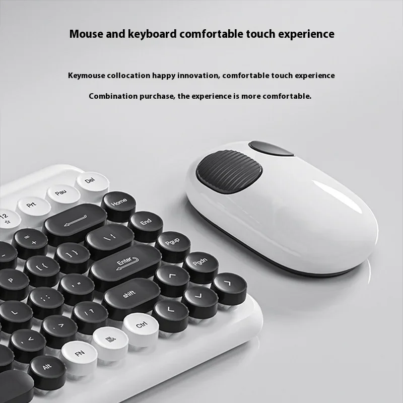 Wireless office mouse, portable Bluetooth dual-mode mouse customized dual-mode ergonomic multi gear mouse keyboard accessories