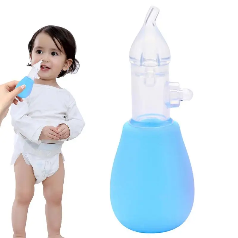 Nasal Aspirator For Baby Safe Baby Nose Cleaner Easy-Squeeze Nose Bulb Syringe Nasal Sinus Rinse Bottle Nasal Irrigation For