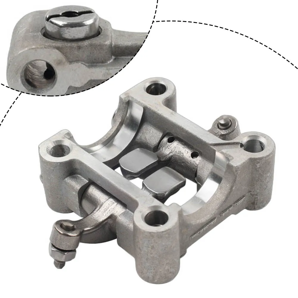 Motorcycle 69MM Engine Rocker Arm Holder Camshaft Seat Assembly For Scooter GY6 50cc 80cc Iron Silver