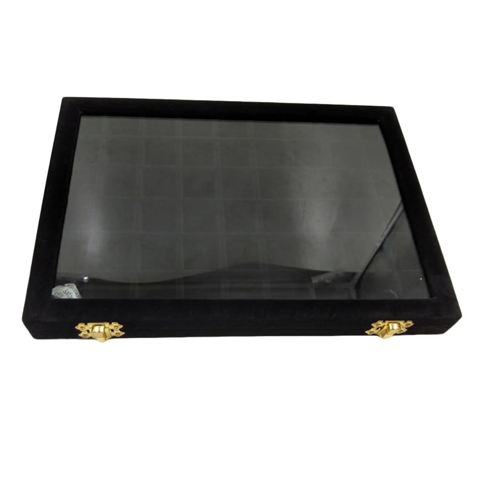 Jewelry Organizer Case Velvet Jewelry Tray Removable Sections Jewelry Storage Box for Women Girls Accessories
