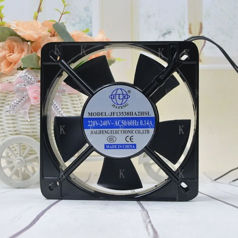 C    1pcs for JIAFENG JF13538HA2HSL 13cm 220v 13538 13532 High temperature resistant fan
