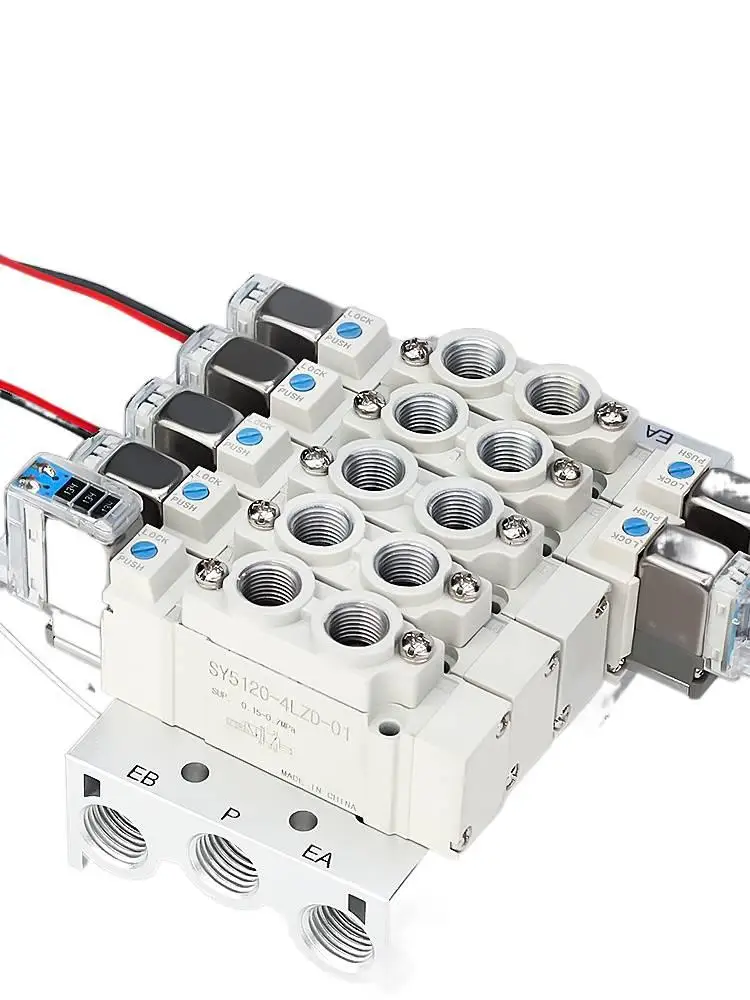Solenoid Valve SMC-Type SY5120-5LZD-01 SY5220 SY3120 SY7120 Pneumatic Directional Energy-Saving