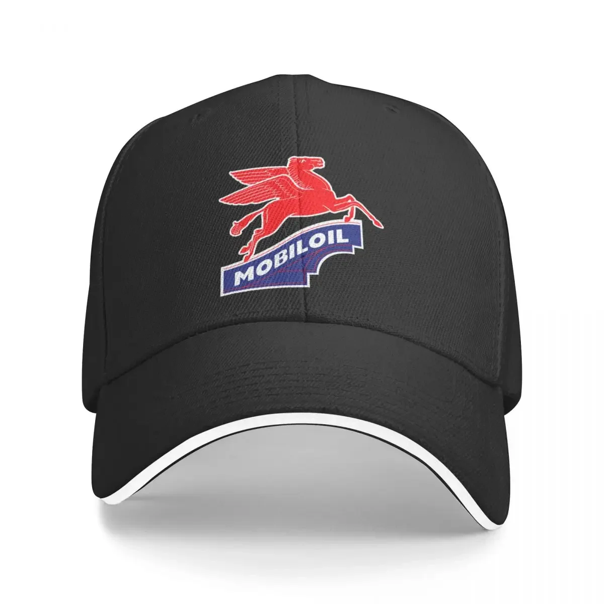 Mobil oil Gas Station Vintage Sign - logo 1930 Baseball Cap western Hat dad hat Rugby Mens Caps Women's