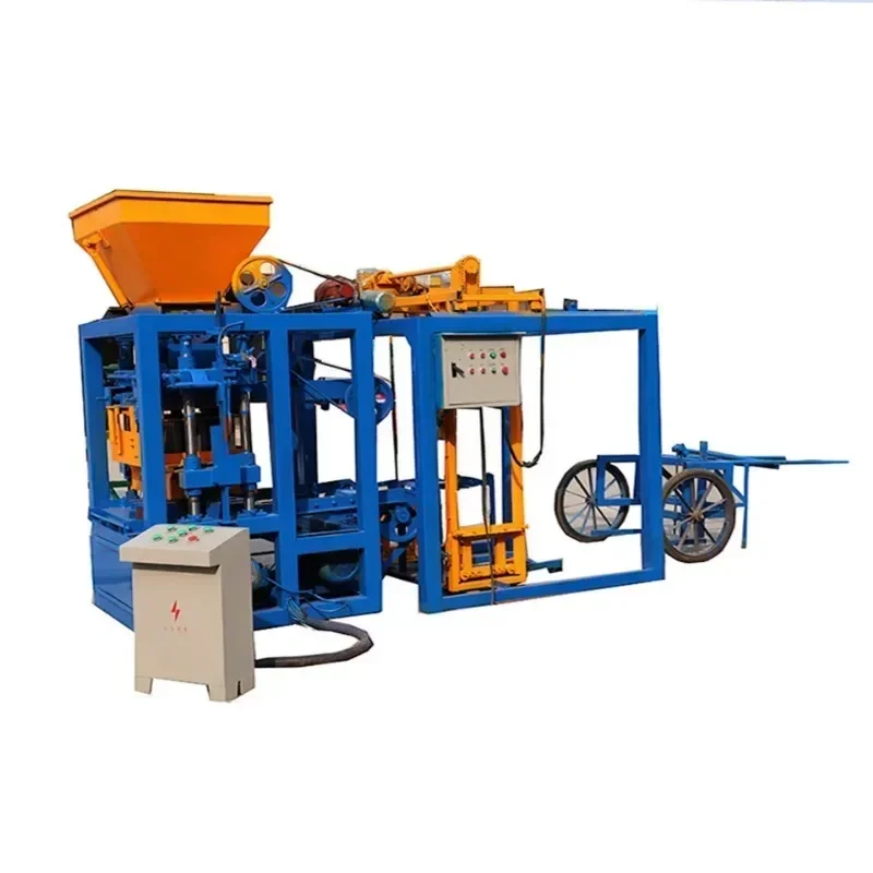 Lowest Price Semi Automatic Interlocking Concrete Hollow Solid Paver Brick Making Machine