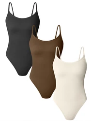 New Women's Seamless High Waist Tight fitting Jumpsuit Sexy Solid Tank Top Jumpsuit