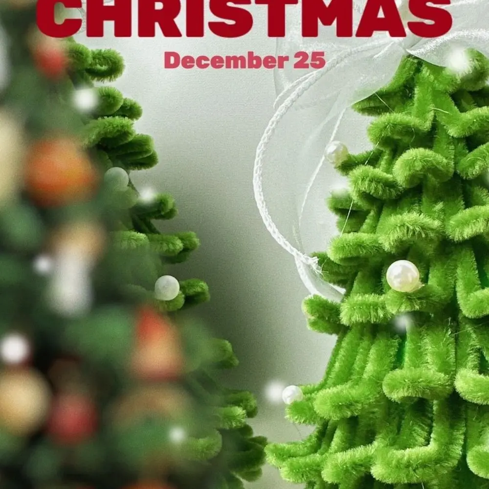 クリスマスツリー ツイストスティック ヘッドバンド素材 ツイスト洗顔 クリスマスツリー素材パック かわいいヘッドウェア