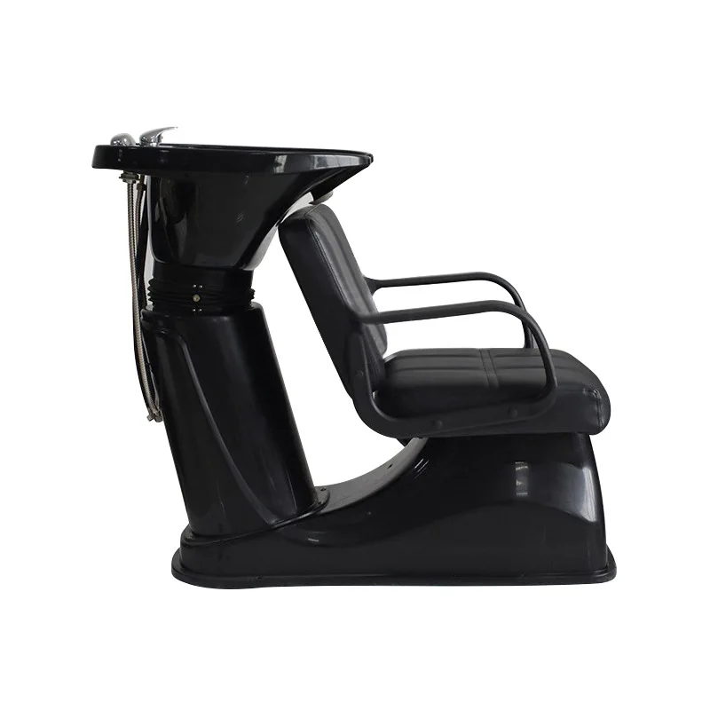 Hair salon special seated shampoo bed hair salon Japanese soft pillow acrylic shampoo flush bed chair