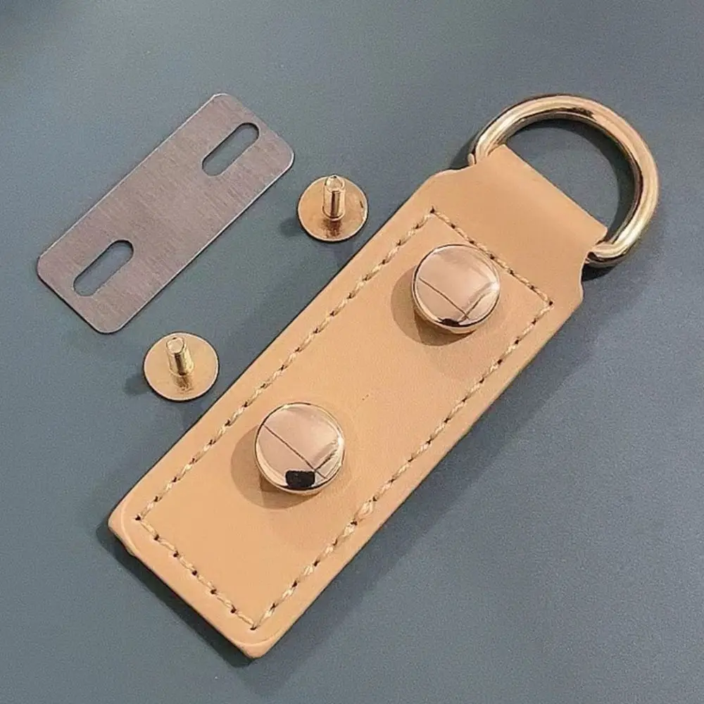 Fashion PU Leather Handmade Backpack Block Lock D Buckle Bag Belt Buckle DIY Replacement Bag Hardware Bag Accessories