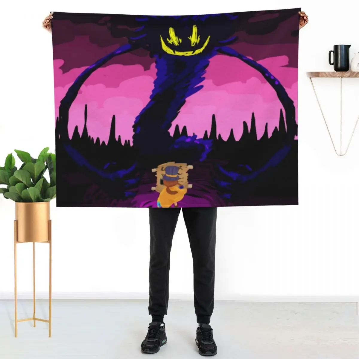 FOOL!! Throw Blanket Easy Care Comfortable Blanket for Couch